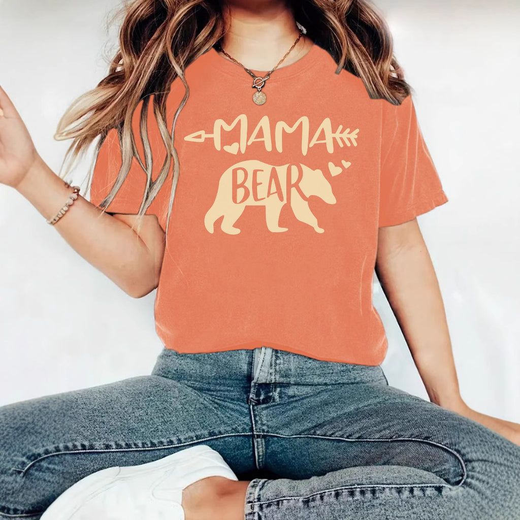 MAMA letter printed top for women