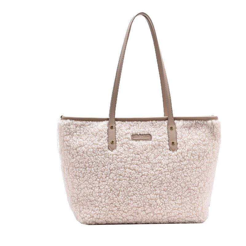Plush Commuter Tote Bag