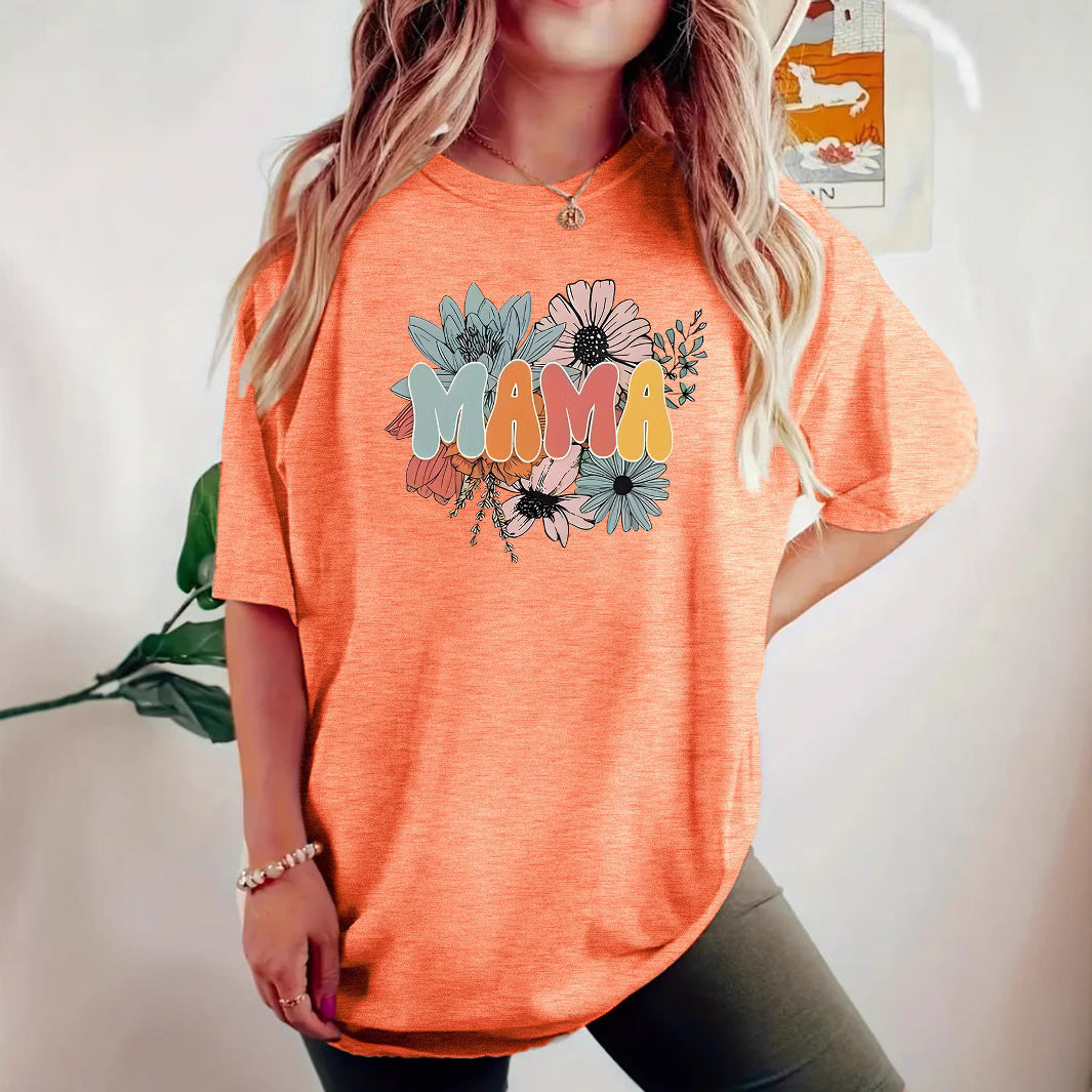 MAMA floral short sleeved shirt