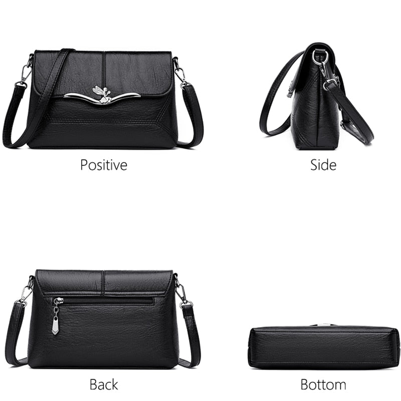 Women Fashion Tote Bag High Quality Soft Leather Ladies Handbags Female Small Shoulder Crossbody Bags for Ladies