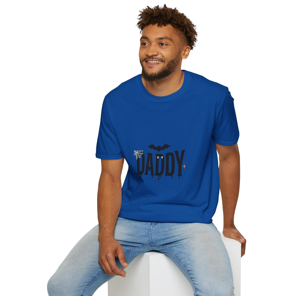 Daddy Halloween T-Shirt — Spooky Bat & Dripping Lettering Tee