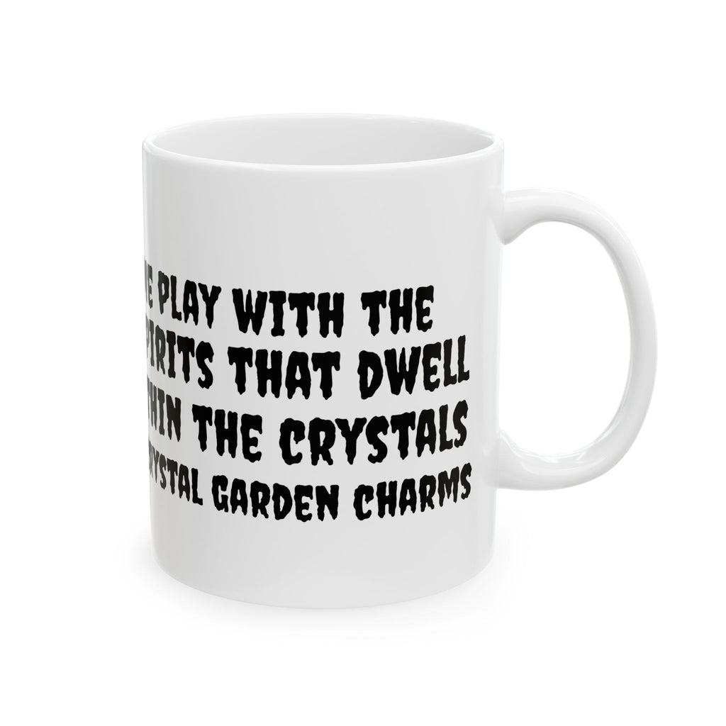Halloween Haunted Spirits Ceramic Mug — “Come Play With The Spirits” 11oz/15oz