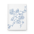 Blue Floral Hardcover Journal