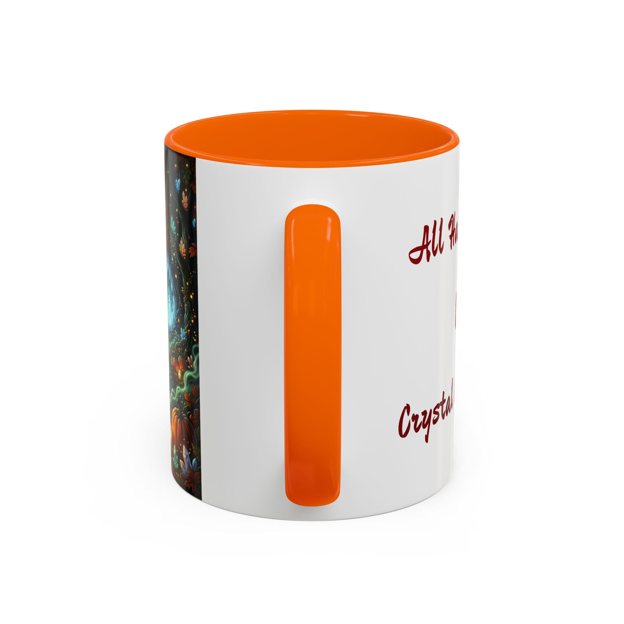 Magic Forest Pumpkin Moon Coffee Mug — Enchanted Fall Accent Mug (11/15oz)