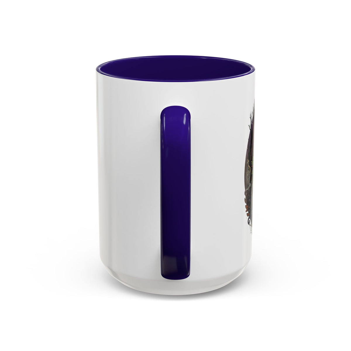 Halloween Graveyard Mug — Ghosts, Mummies, Goblins & Jack-O-Lanterns Spooky Night Scene