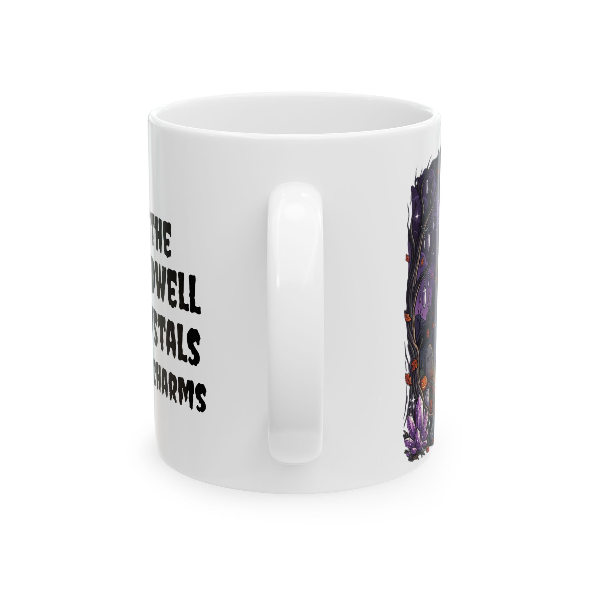 Halloween Haunted Spirits Ceramic Mug — “Come Play With The Spirits” 11oz/15oz