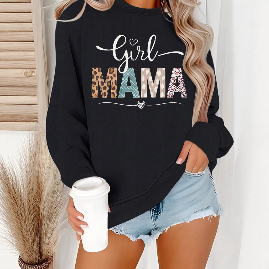 Sweatshirt Mama pattern print