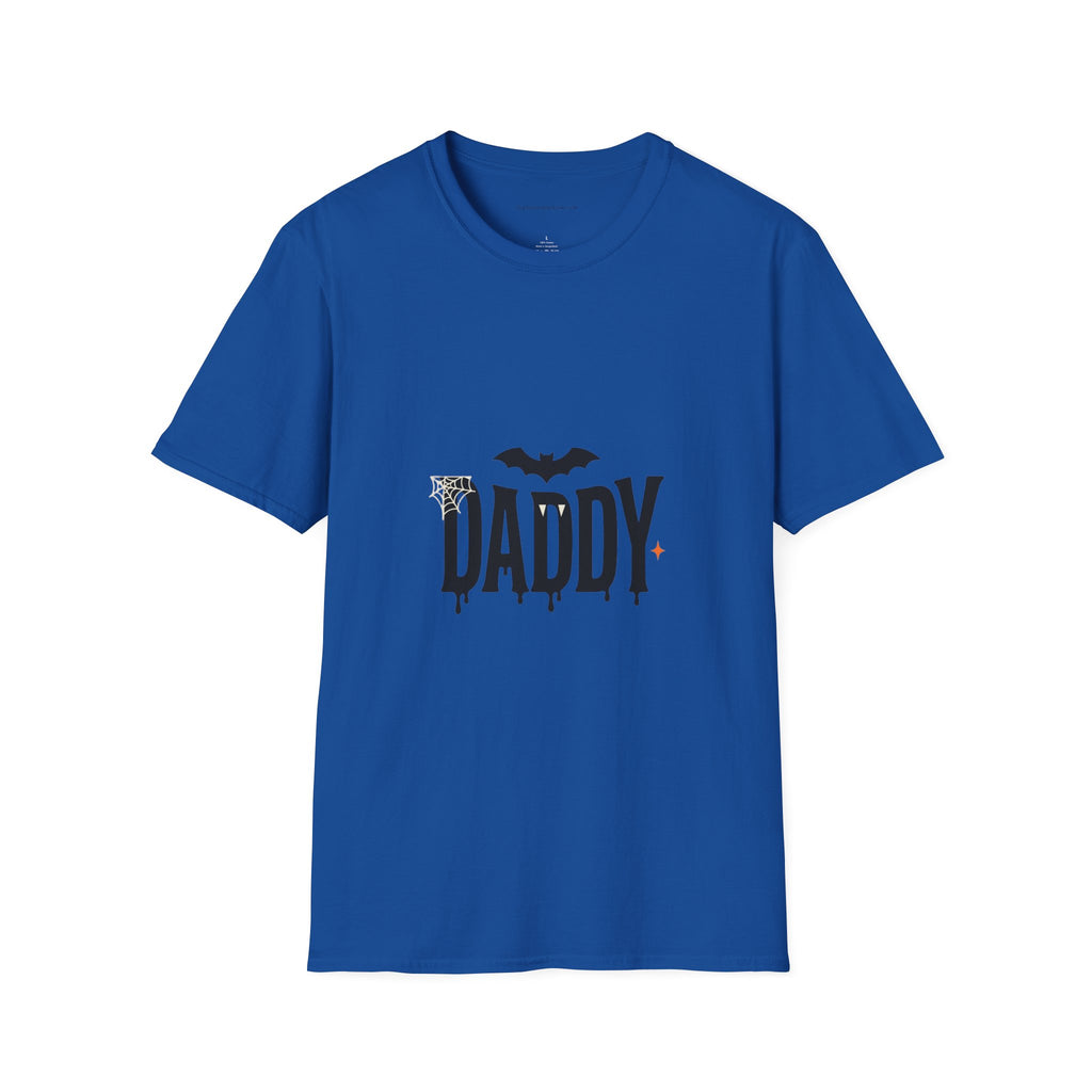 Daddy Halloween T-Shirt — Spooky Bat & Dripping Lettering Tee