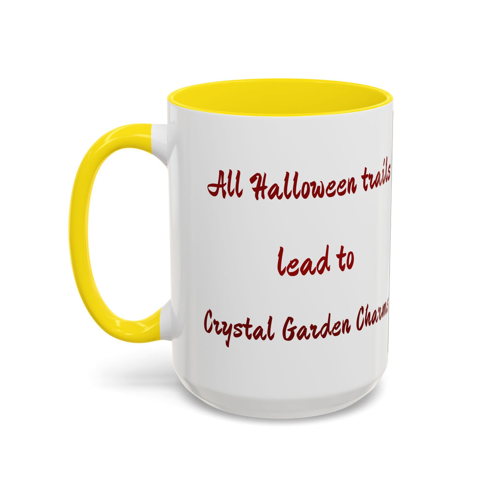 Magic Forest Pumpkin Moon Coffee Mug — Enchanted Fall Accent Mug (11/15oz)