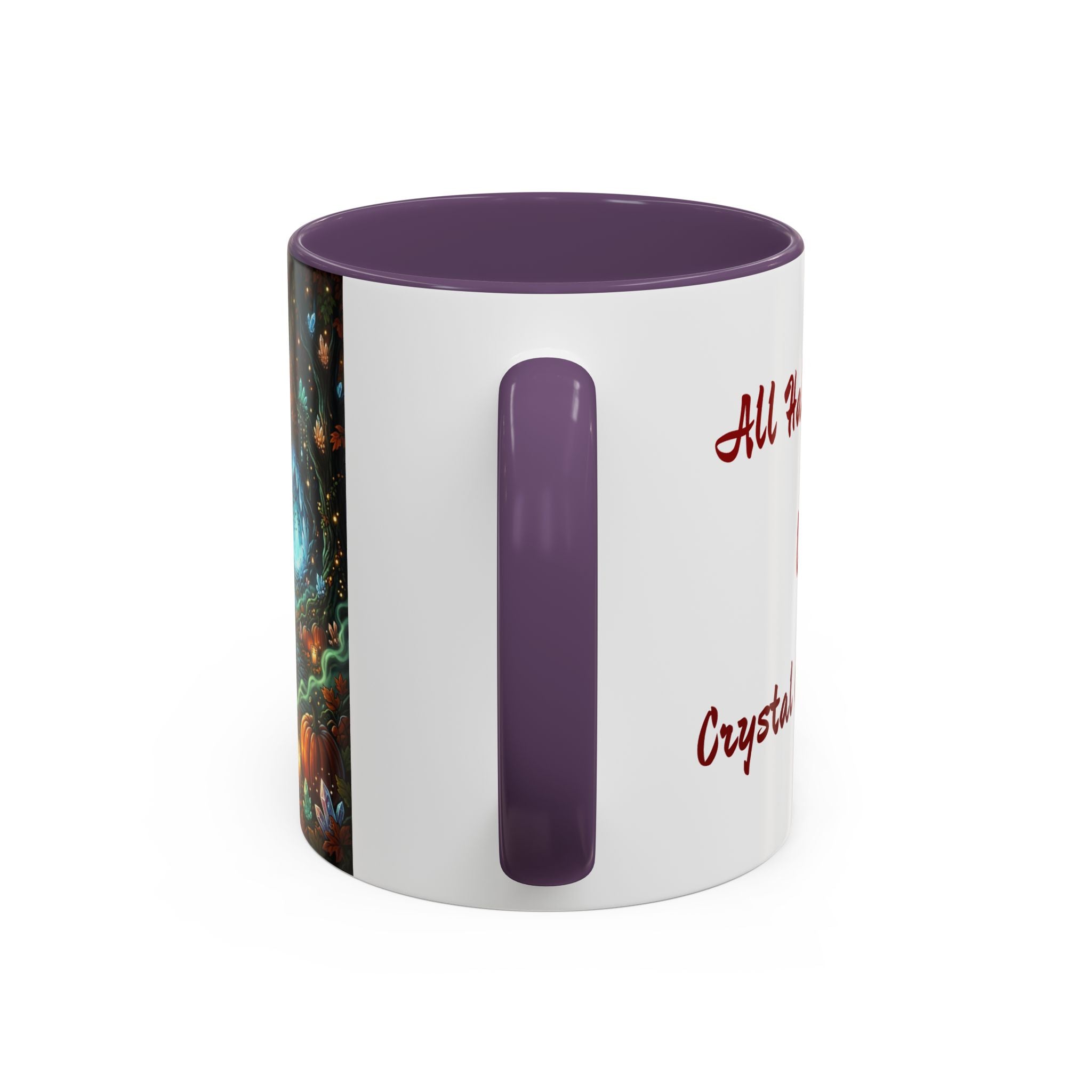 Magic Forest Pumpkin Moon Coffee Mug — Enchanted Fall Accent Mug (11/15oz)