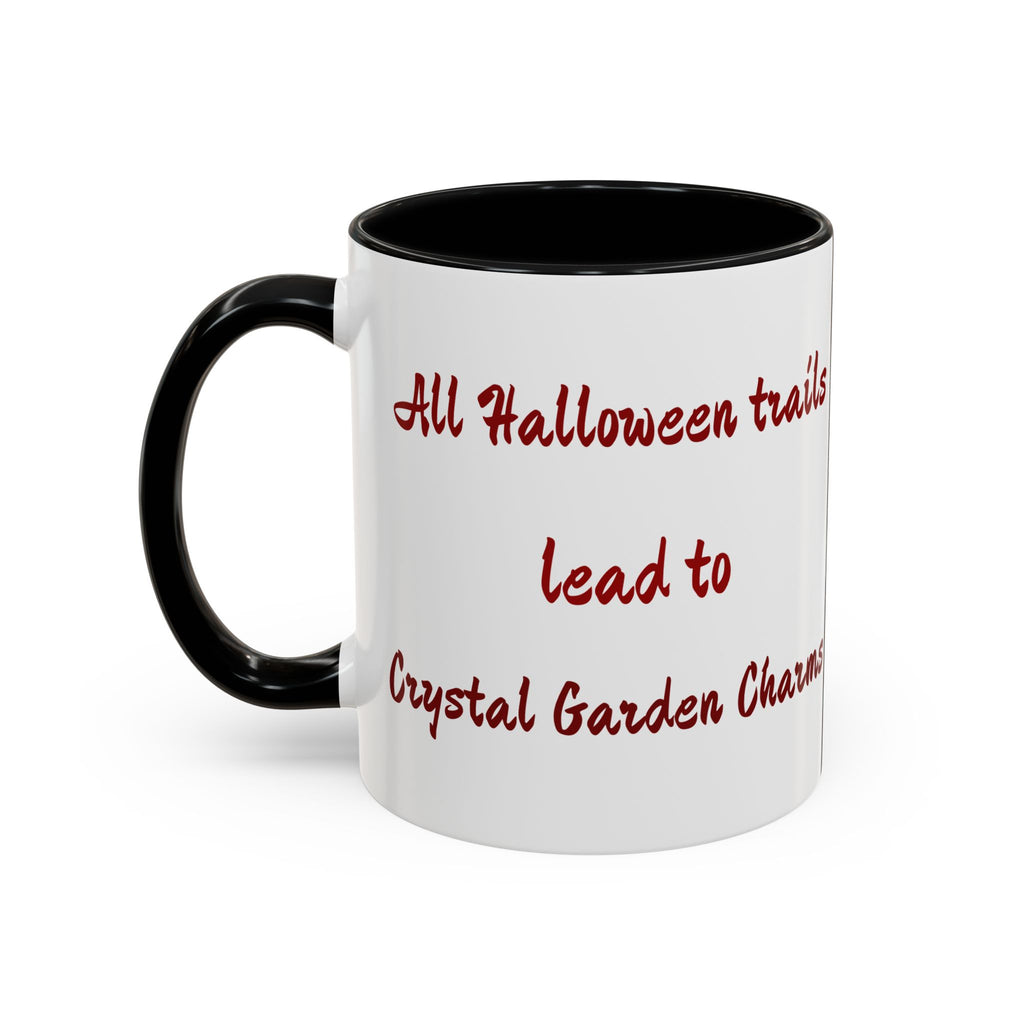 Magic Forest Pumpkin Moon Coffee Mug — Enchanted Fall Accent Mug (11/15oz)