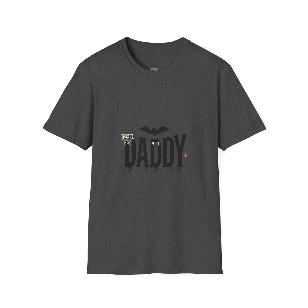 Daddy Halloween T-Shirt — Spooky Bat & Dripping Lettering Tee