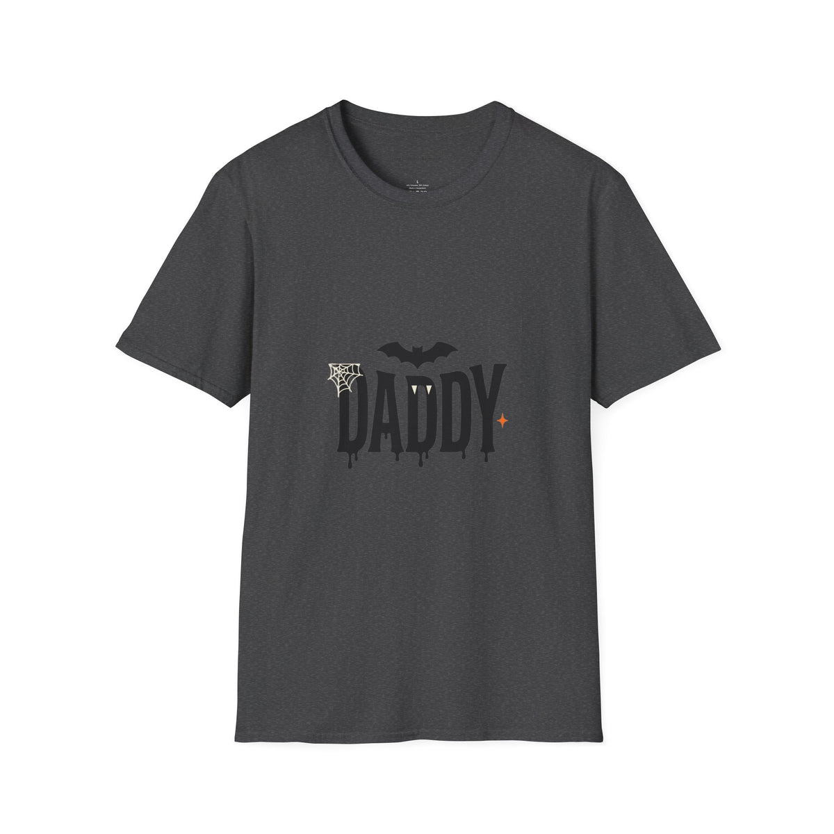 Daddy Halloween T-Shirt — Spooky Bat & Dripping Lettering Tee