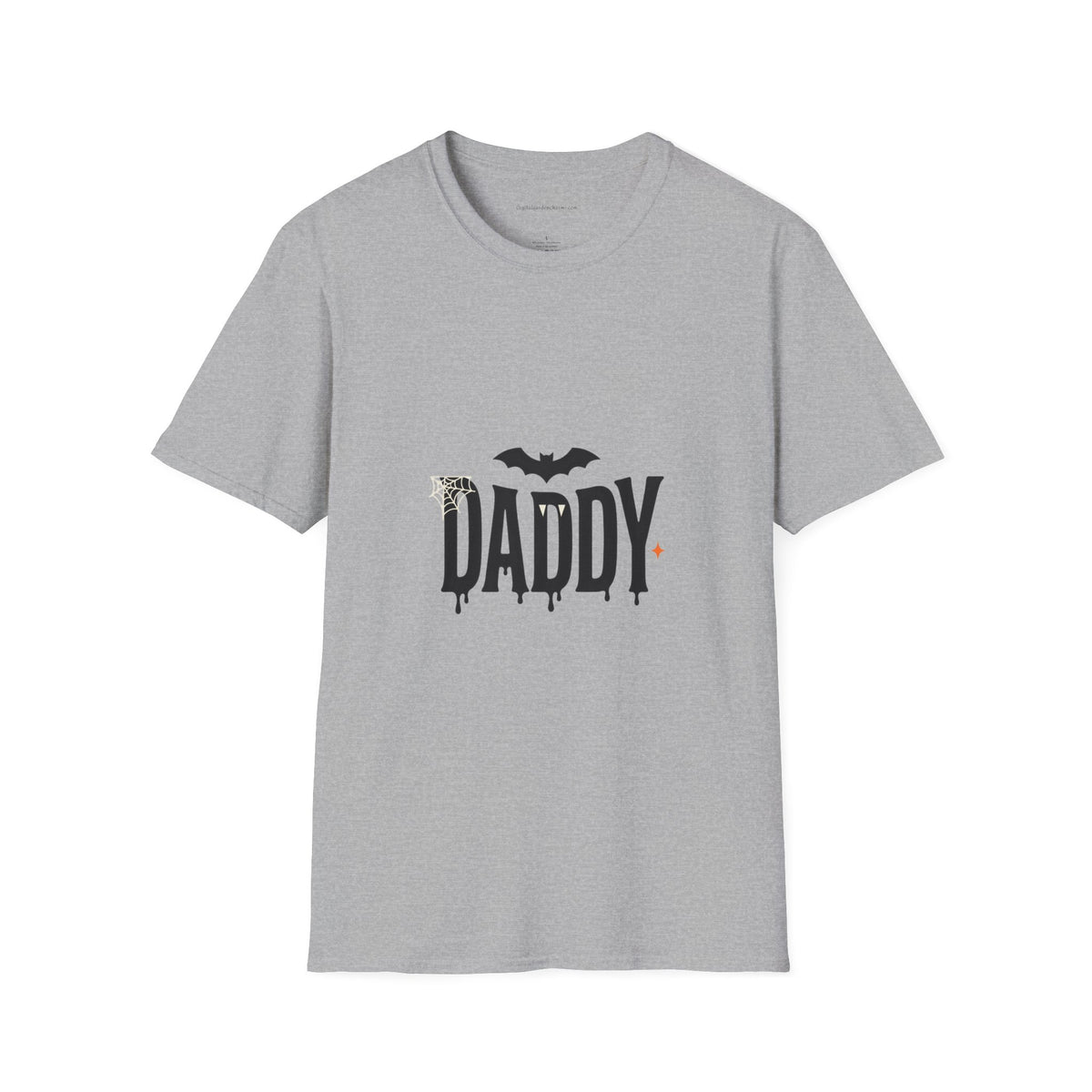 Daddy Halloween T-Shirt — Spooky Bat & Dripping Lettering Tee