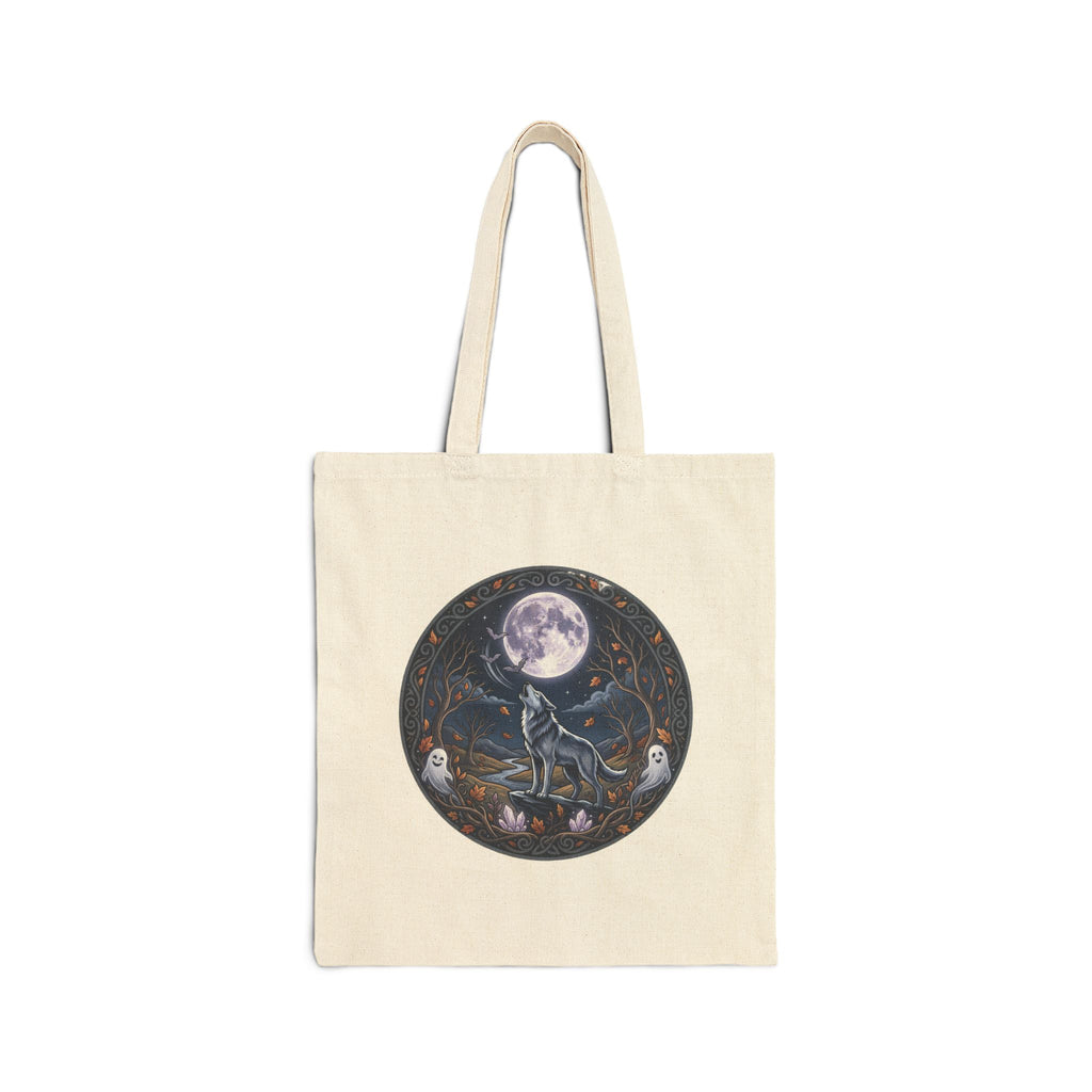 Mystic Moon Wolf Tote