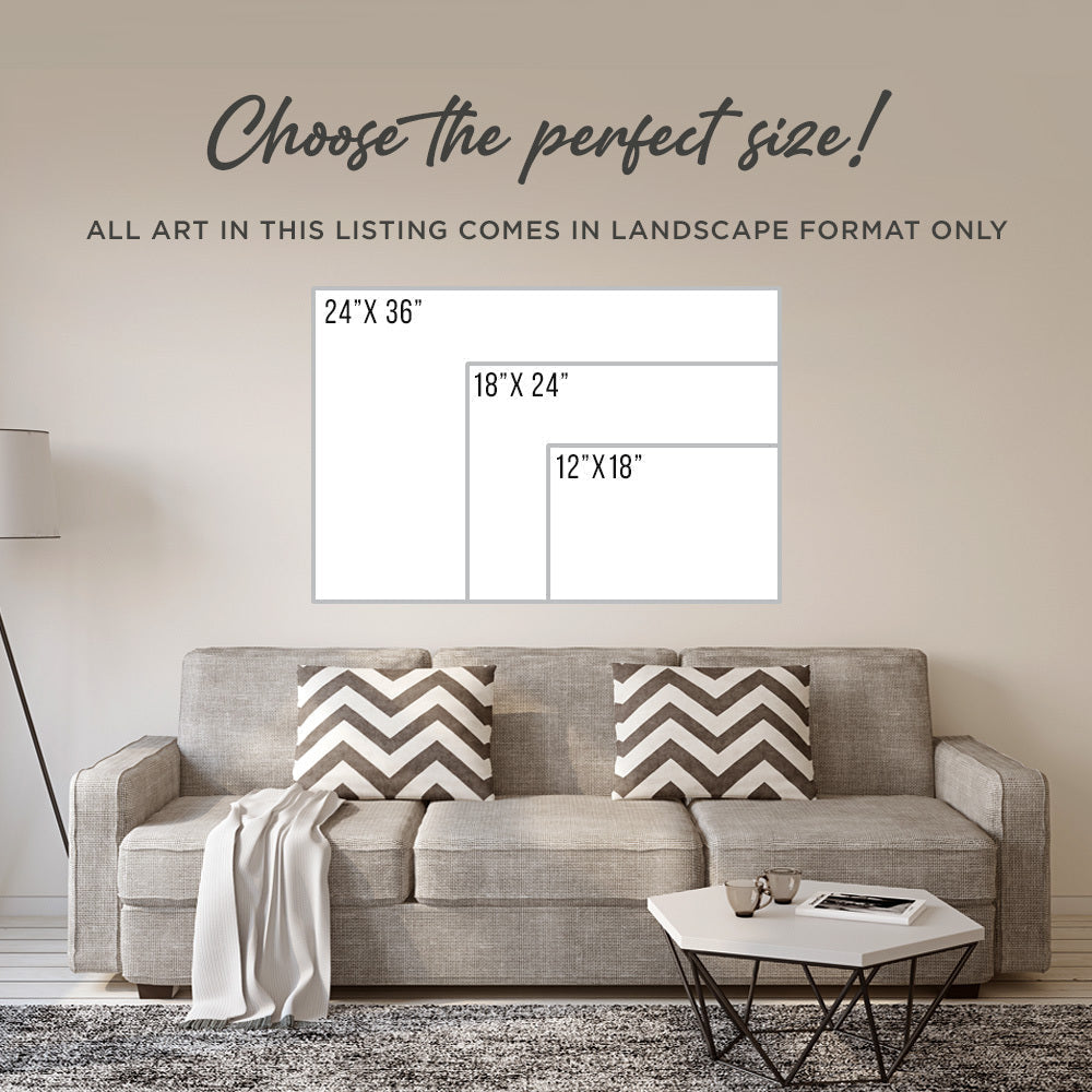 Foggy Autumn Lake View Canvas Wall Art | Atmospheric Nature Print