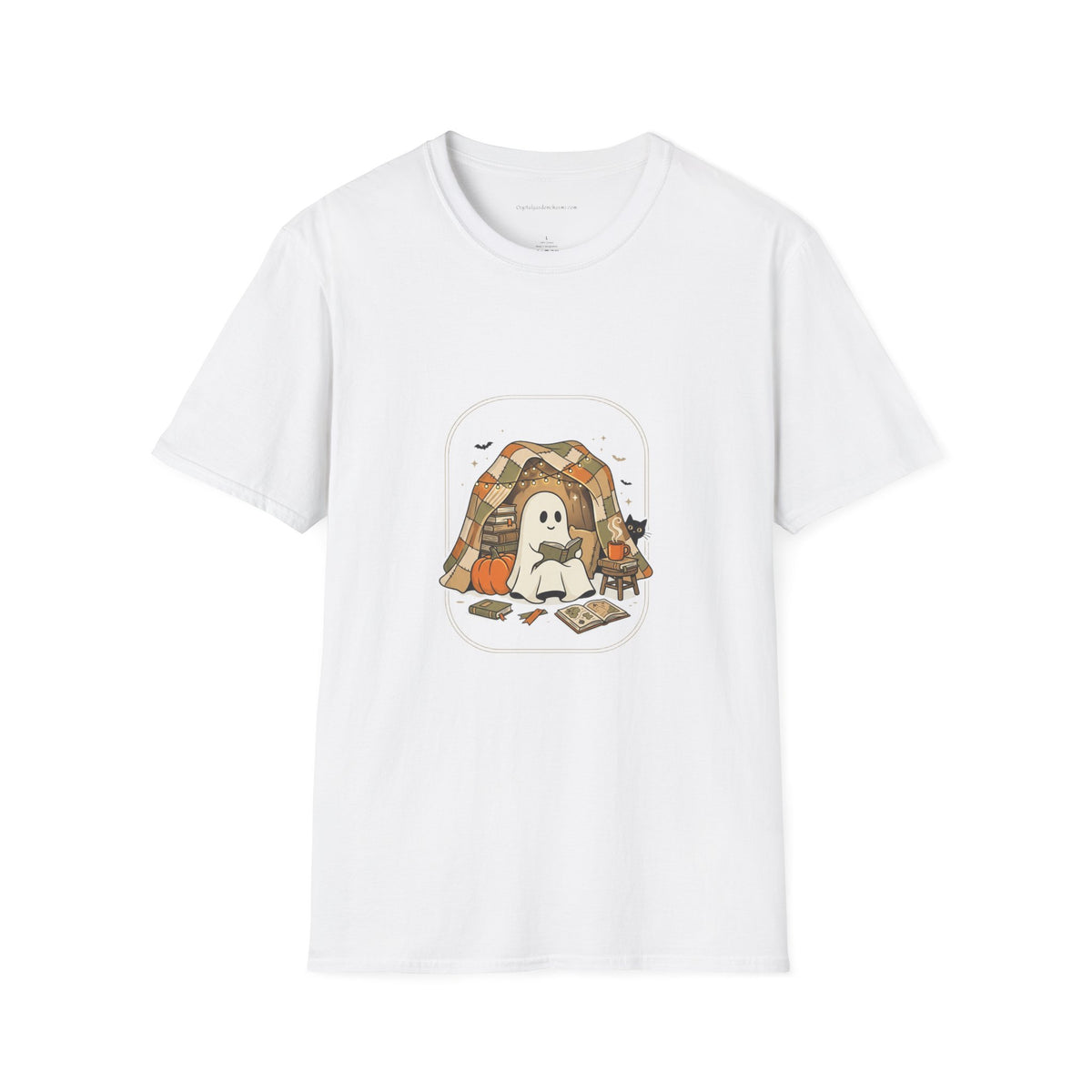 Ghost & Cat Cozy Camp T-Shirt