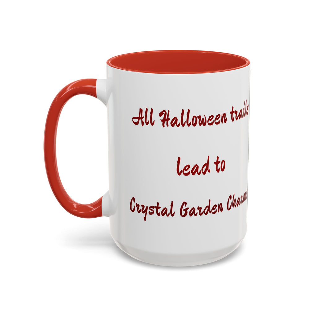 Magic Forest Pumpkin Moon Coffee Mug — Enchanted Fall Accent Mug (11/15oz)
