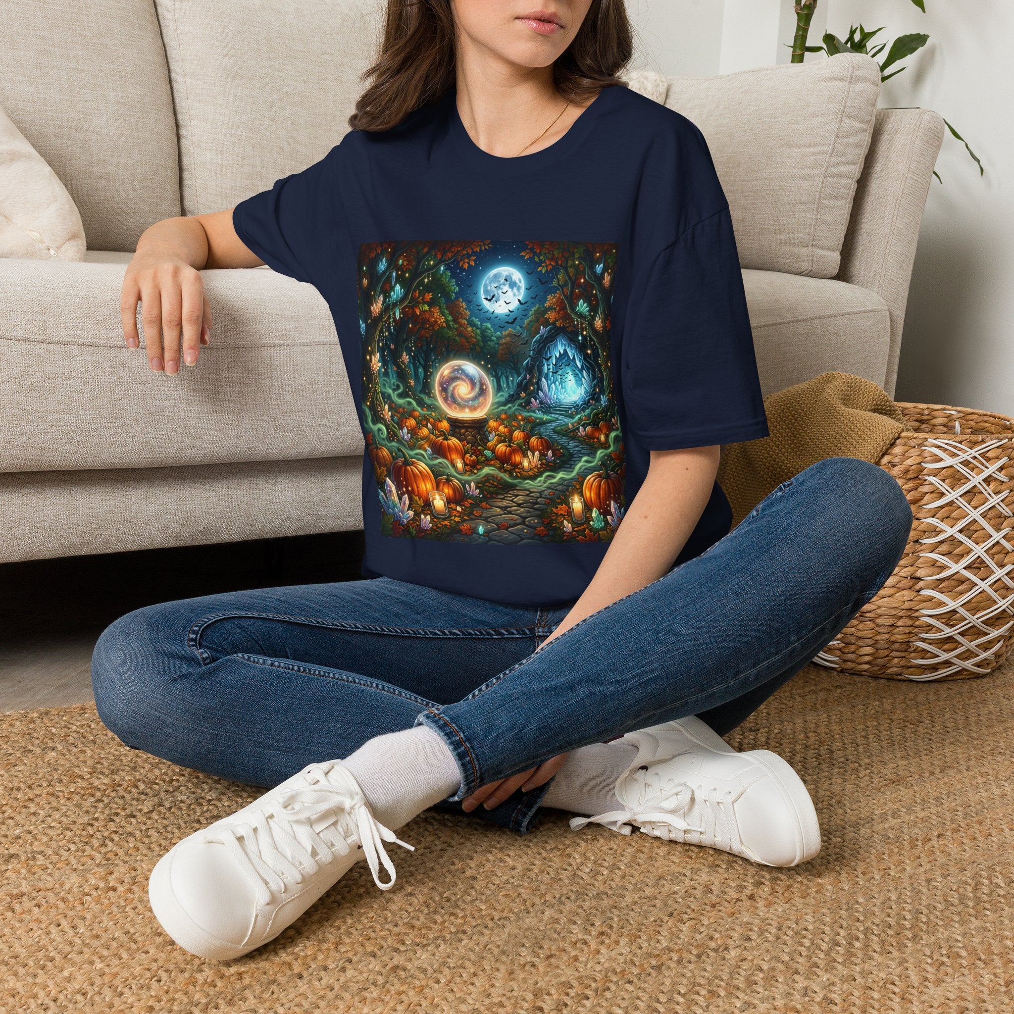 Mystic Moonlight Forest T-Shirt