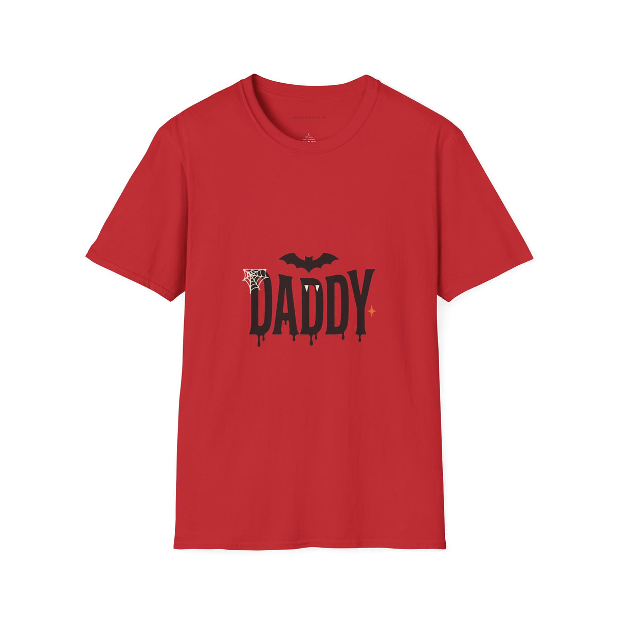 Daddy Halloween T-Shirt — Spooky Bat & Dripping Lettering Tee