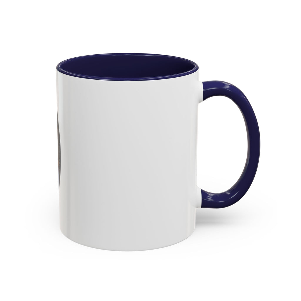 Wolf Moon Accent Coffee Mug — Gothic Night Forest Design with Ghost