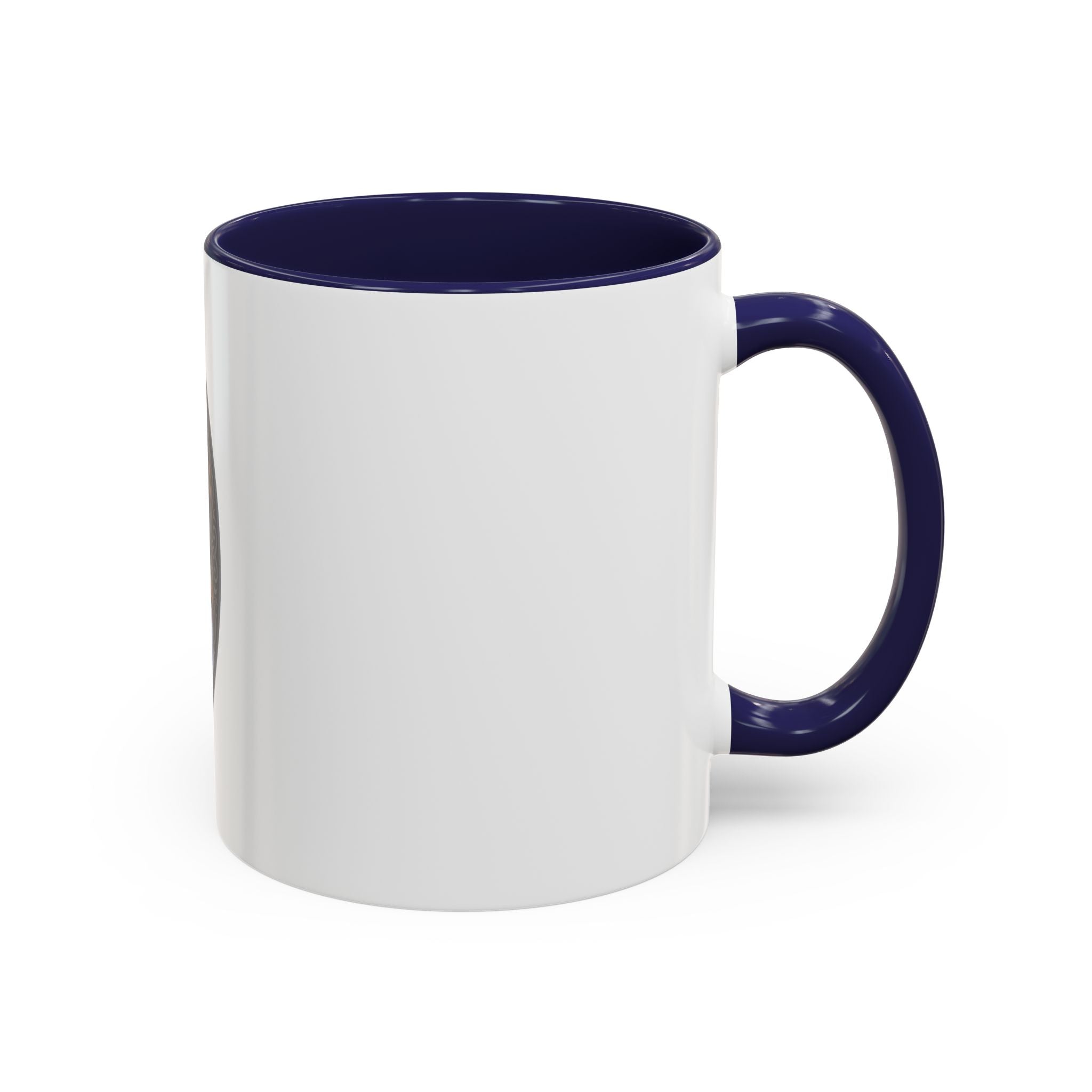 Wolf Moon Accent Coffee Mug — Gothic Night Forest Design with Ghost