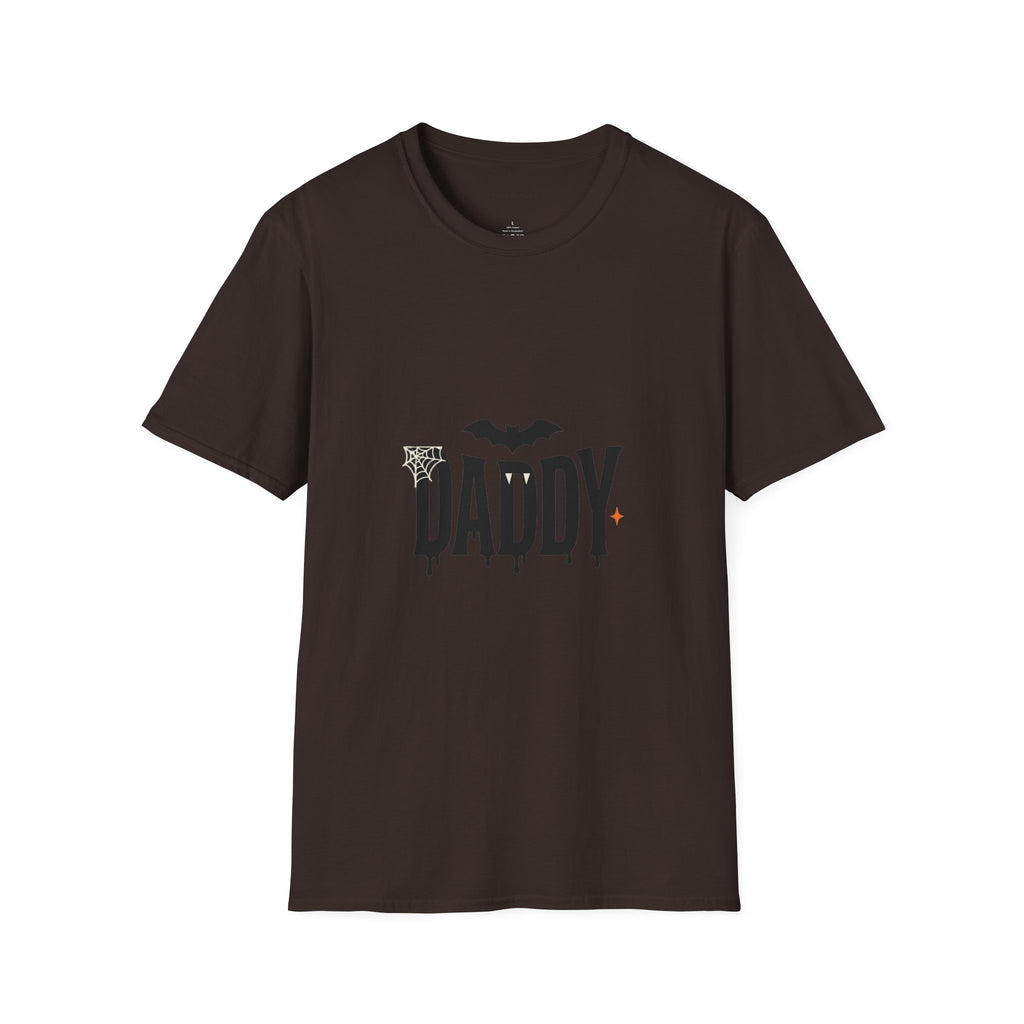 Daddy Halloween T-Shirt — Spooky Bat & Dripping Lettering Tee