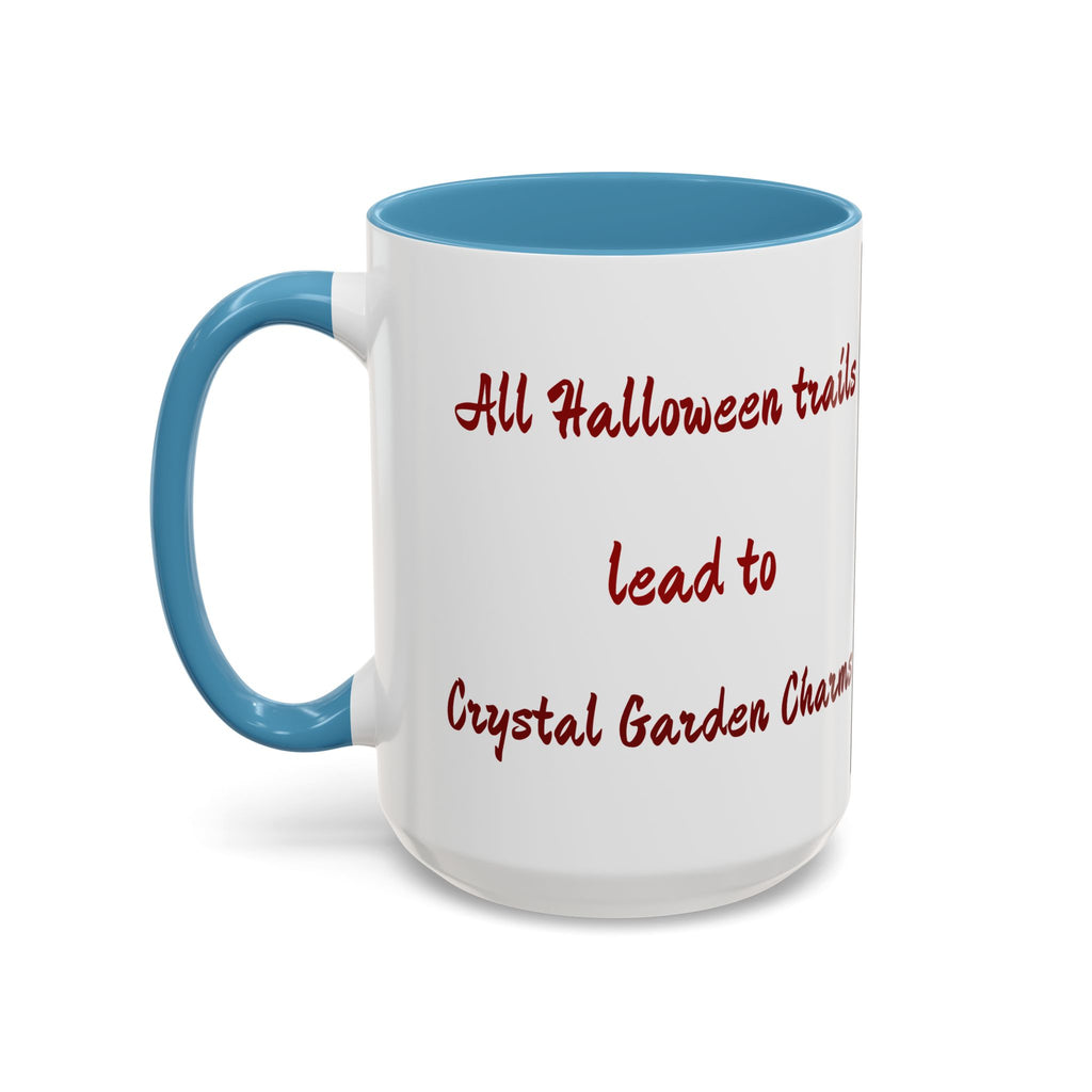 Magic Forest Pumpkin Moon Coffee Mug — Enchanted Fall Accent Mug (11/15oz)