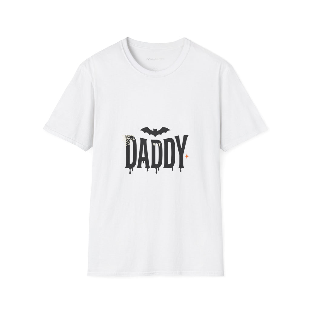 Daddy Halloween T-Shirt — Spooky Bat & Dripping Lettering Tee