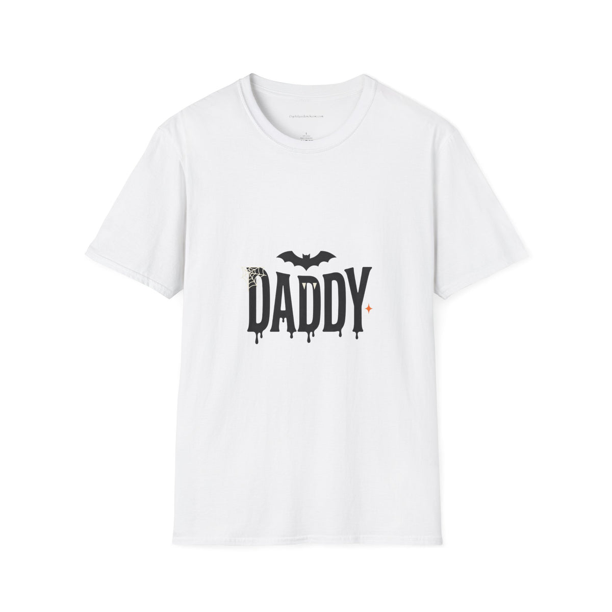 Daddy Halloween T-Shirt — Spooky Bat & Dripping Lettering Tee