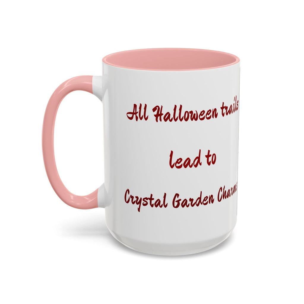 Magic Forest Pumpkin Moon Coffee Mug — Enchanted Fall Accent Mug (11/15oz)