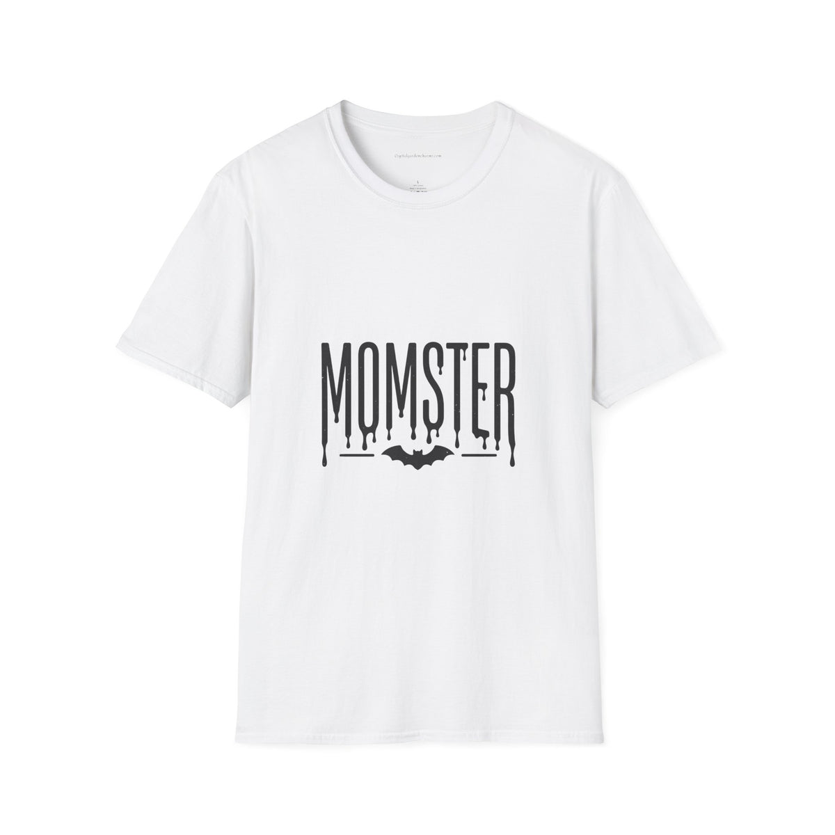 Momster T-Shirt — Dripping Letters & Bat Halloween Graphic Tee