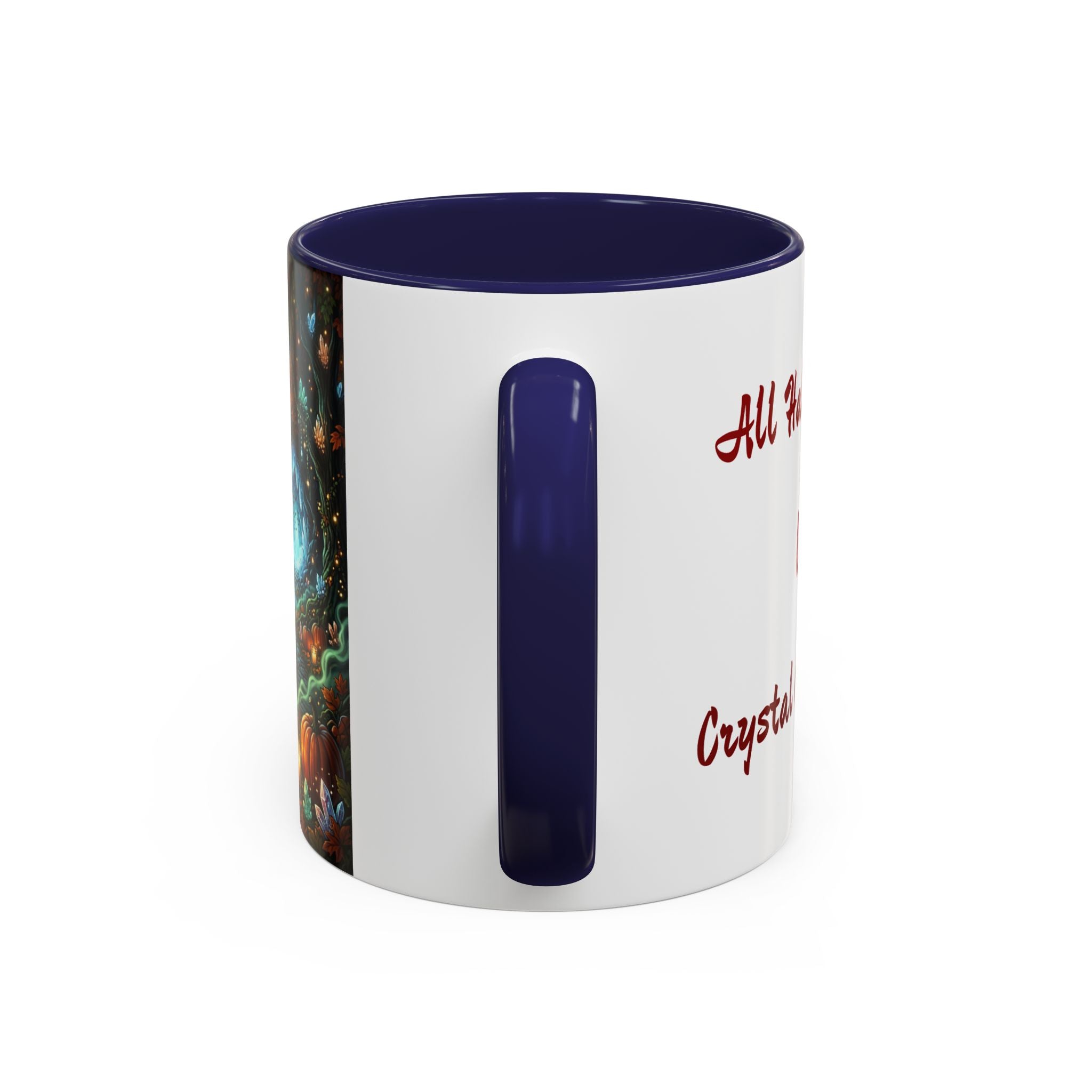 Magic Forest Pumpkin Moon Coffee Mug — Enchanted Fall Accent Mug (11/15oz)