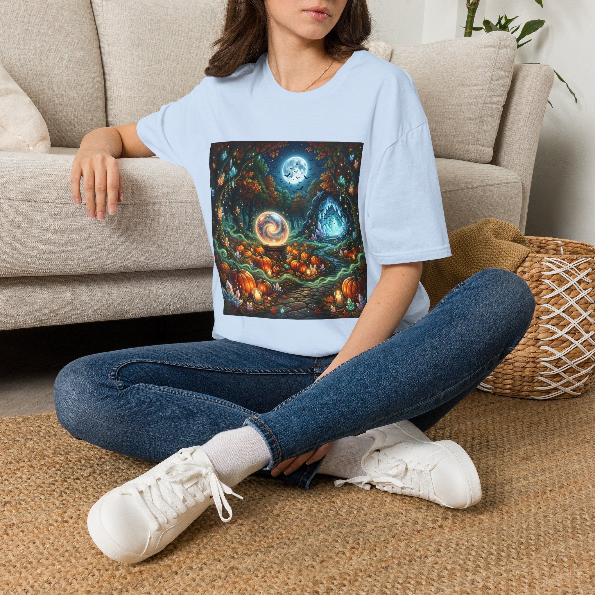 Mystic Moonlight Forest T-Shirt