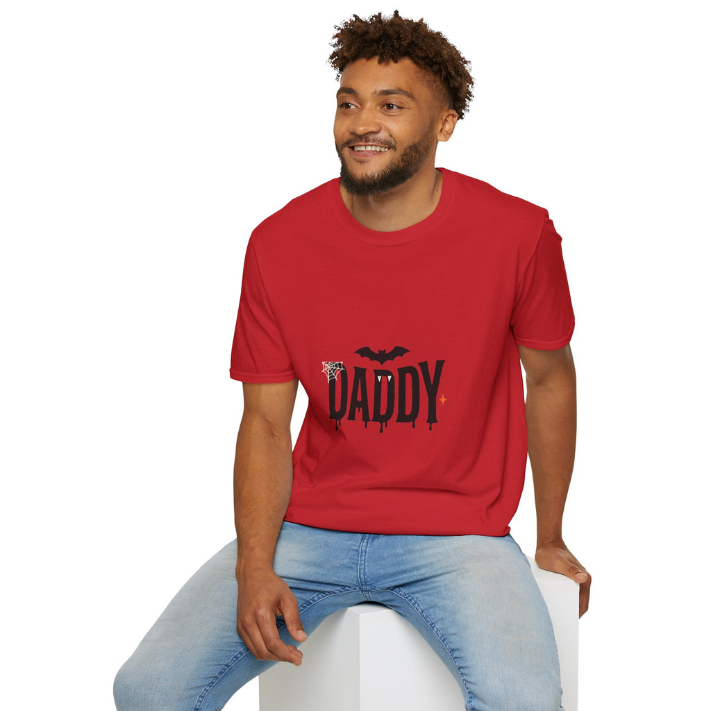 Daddy Halloween T-Shirt — Spooky Bat & Dripping Lettering Tee