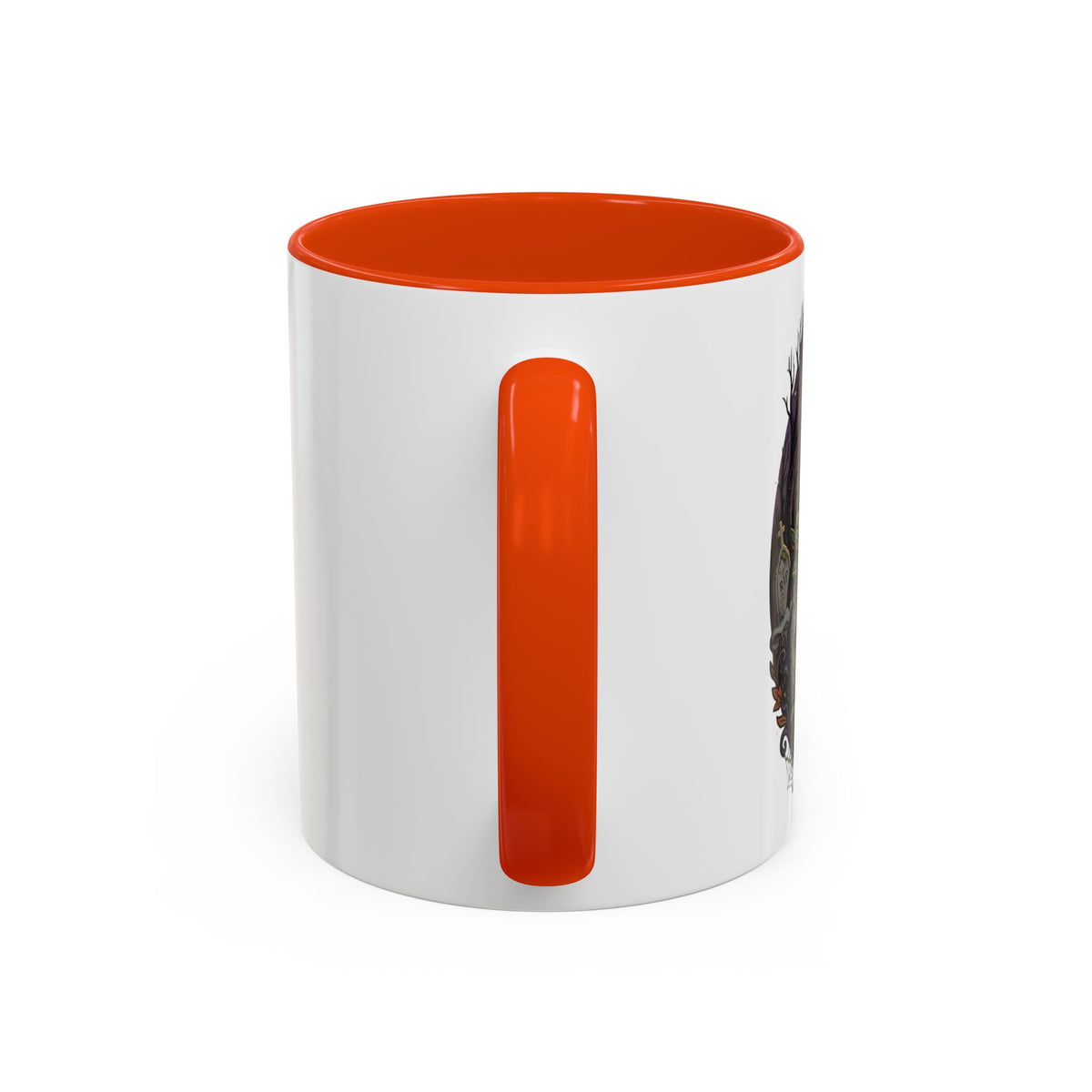 Halloween Graveyard Mug — Ghosts, Mummies, Goblins & Jack-O-Lanterns Spooky Night Scene
