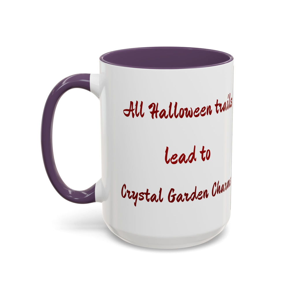 Magic Forest Pumpkin Moon Coffee Mug — Enchanted Fall Accent Mug (11/15oz)