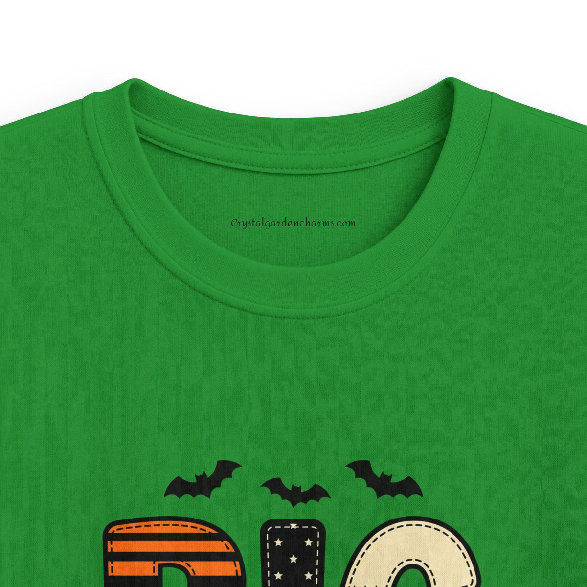Big Bro Kids Halloween T-Shirt — Bats & Spooky Colors Graphic Tee
