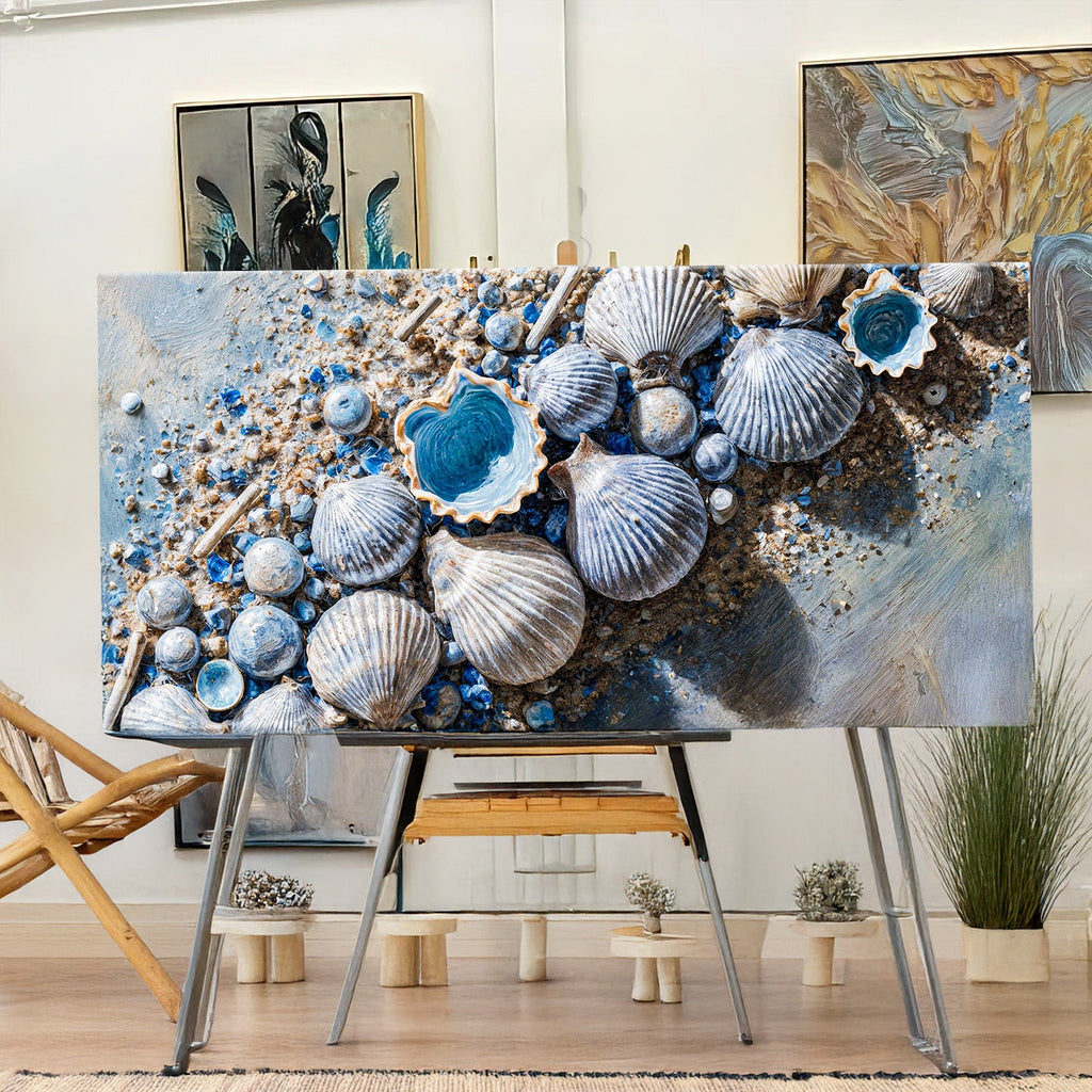 Sea Shells Modern Coastal Wall Art II