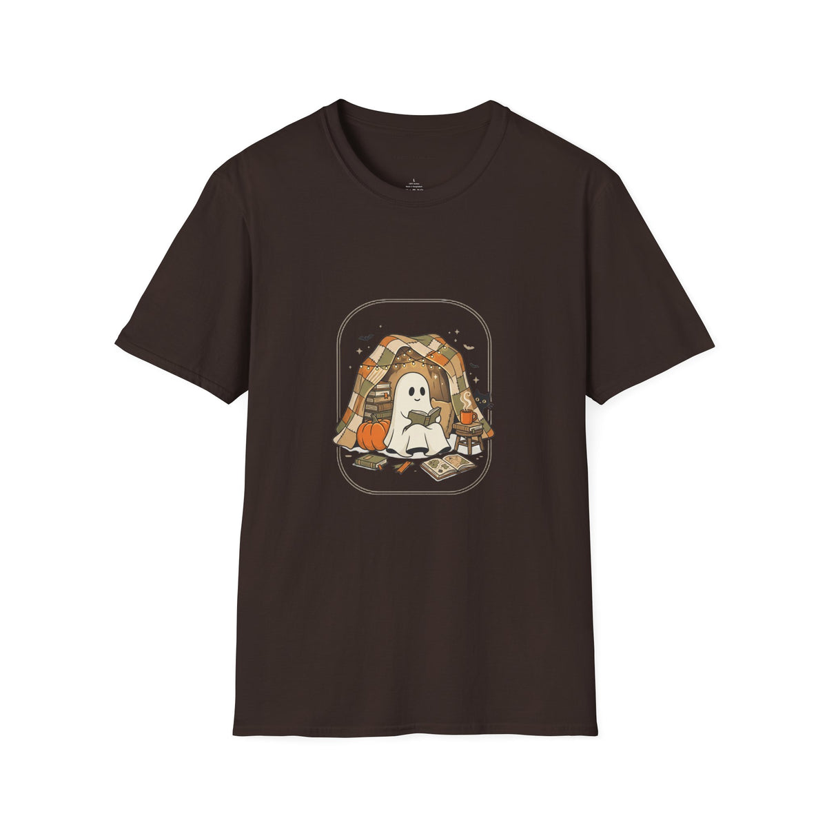 Ghost & Cat Cozy Camp T-Shirt