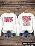Breast Cancer Awareness Printed Sweatshirt