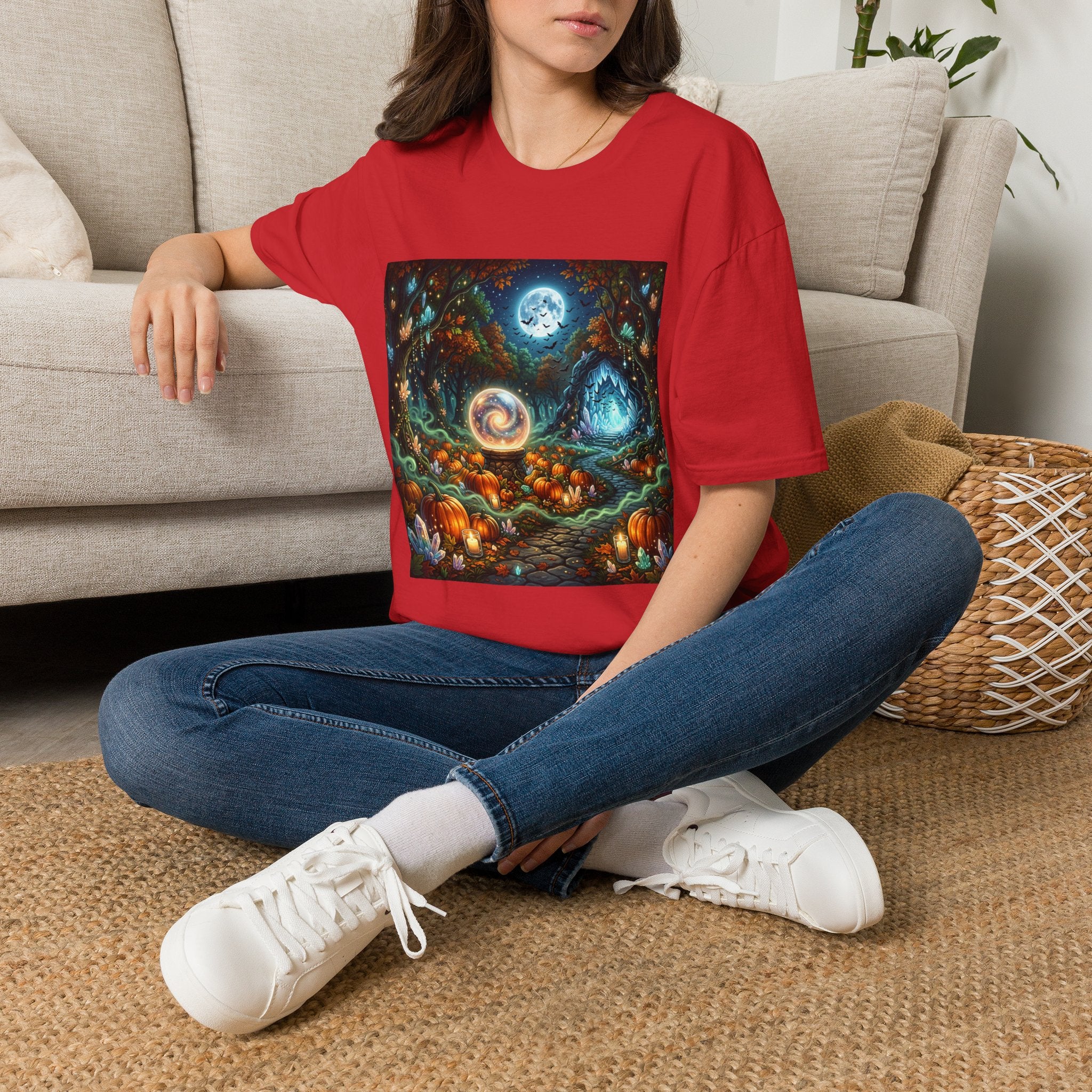 Mystic Moonlight Forest T-Shirt