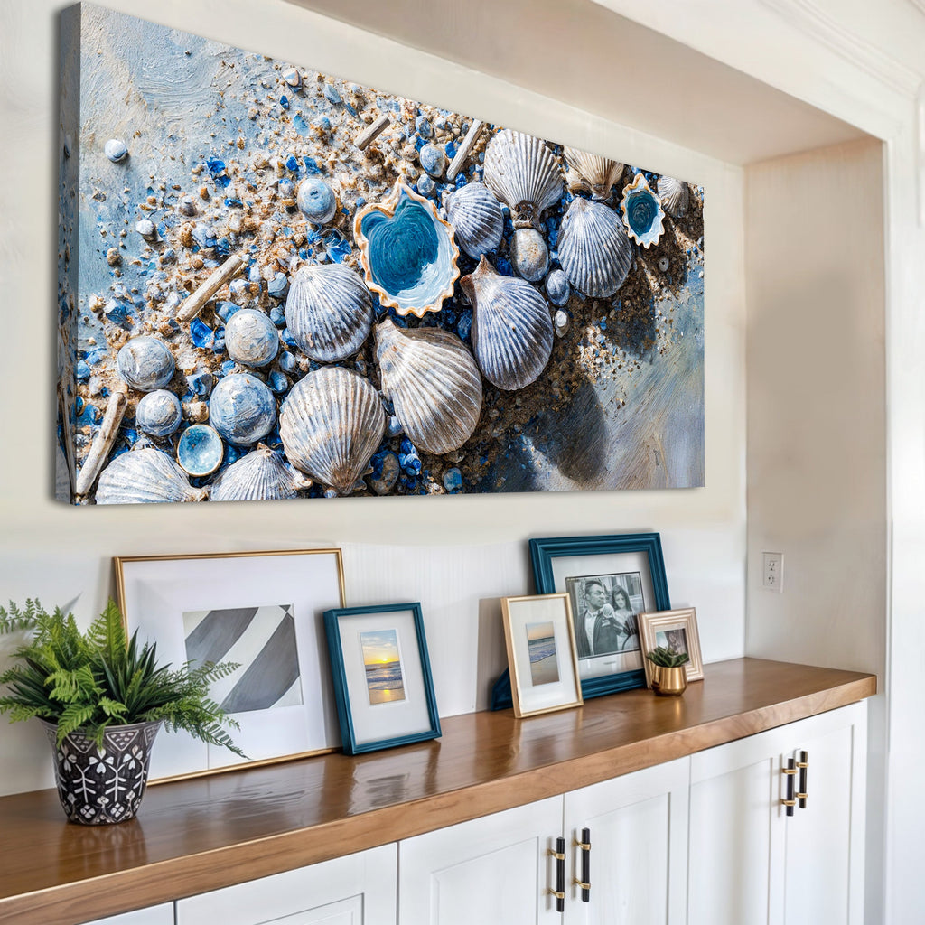 Sea Shells Modern Coastal Wall Art II