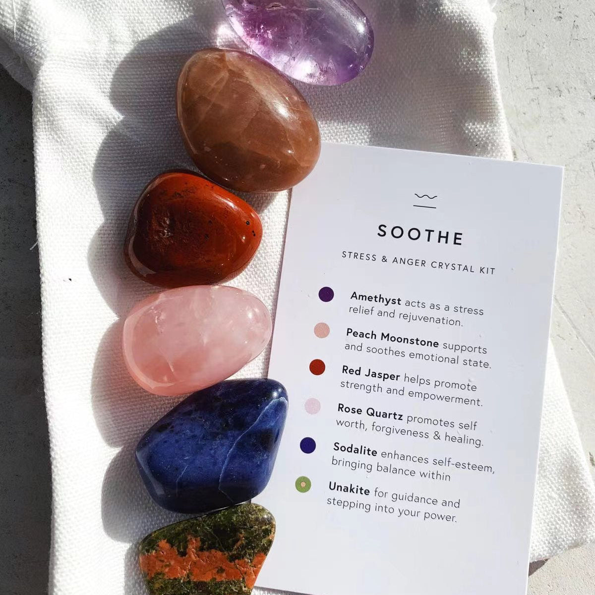 Study Crystal Kit – Focus & Concentration Set
