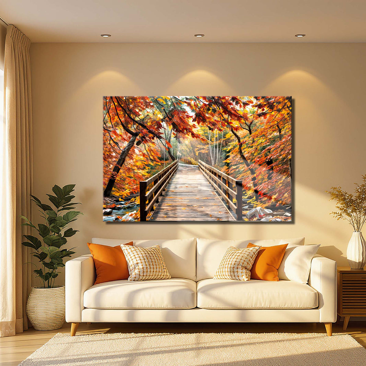 Crossing Autumn Wall Art
