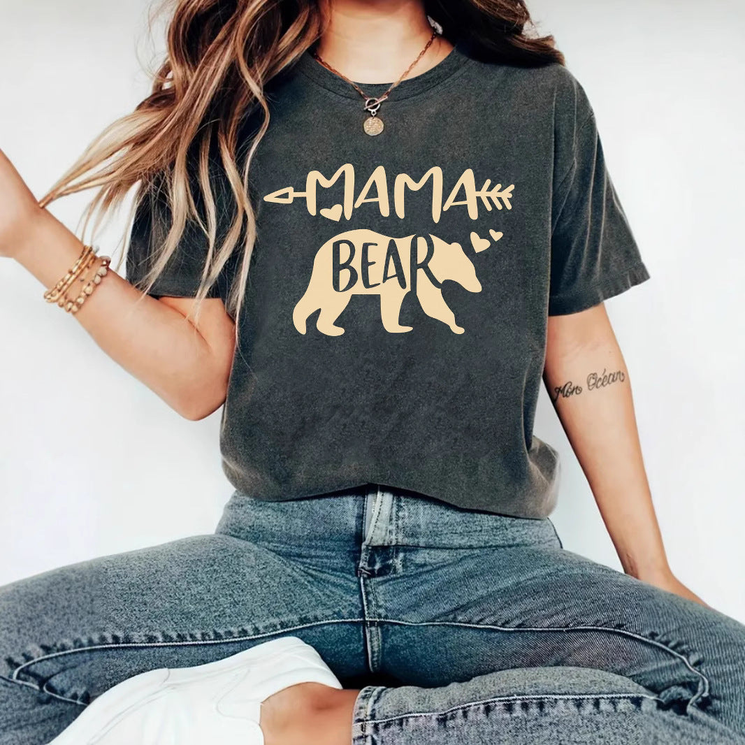 MAMA letter printed top for women