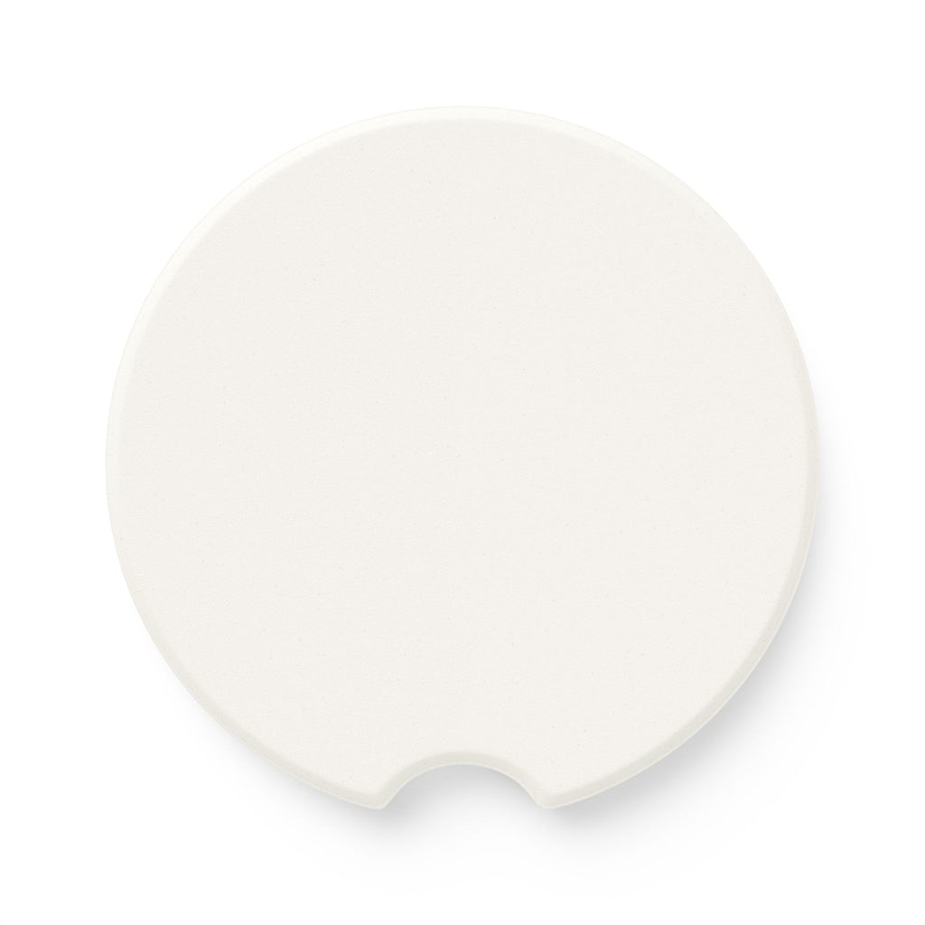 Pumpkin Pattern Soapstone Car Coaster — Fall Pumpkin Car Coaster