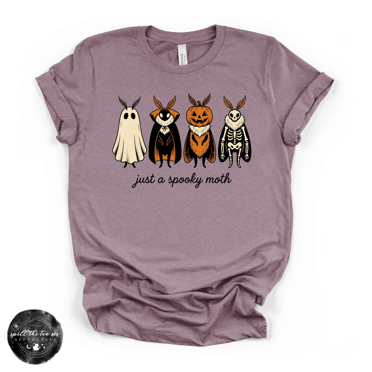 Spooky Moth(man) Tee | Cryptid Halloween Graphic T-Shirt