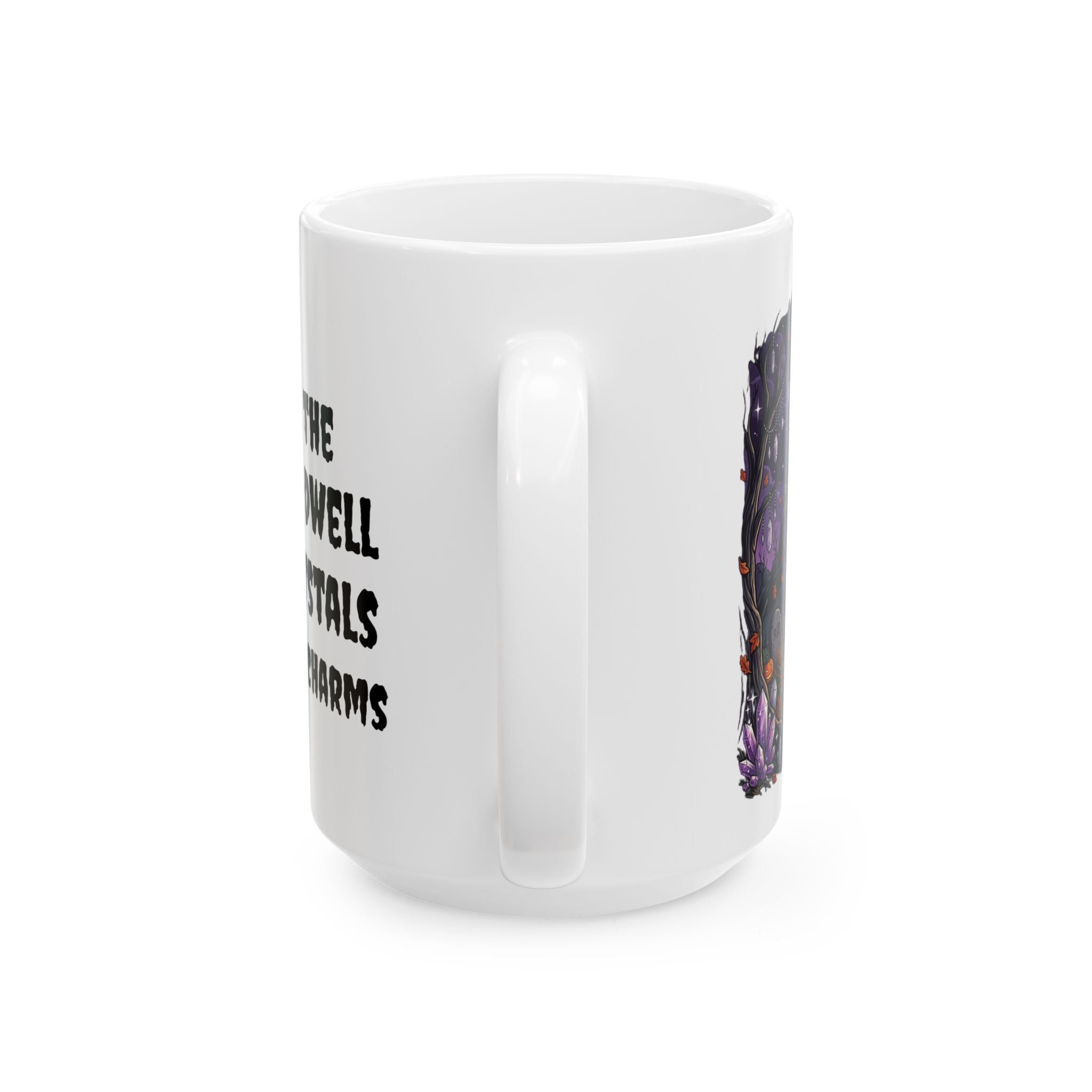 Halloween Haunted Spirits Ceramic Mug — “Come Play With The Spirits” 11oz/15oz