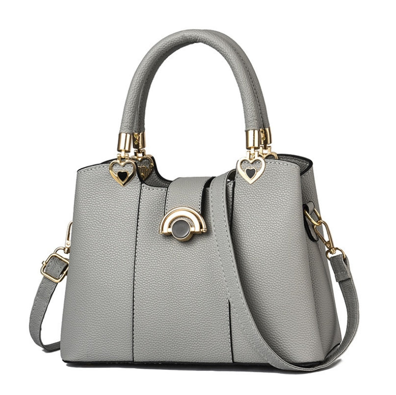 Western Style Solid Color Fashion Womens Handbags New High Quality Leather Women's Handbags Soft Leather Shoulder Messenger Bag